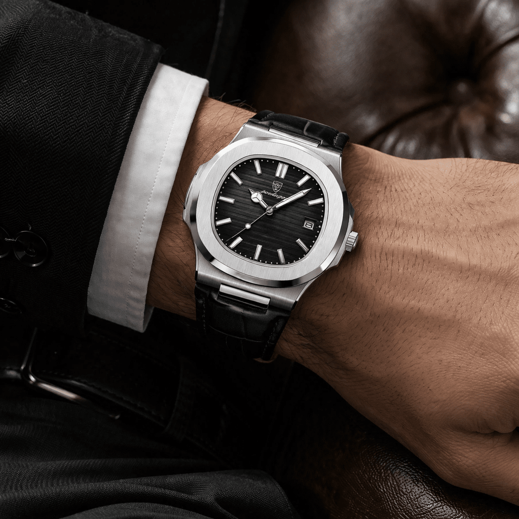 Men’s Classic Leather Strap Watch – Nobre Mavietto Men’s Classic Leather Strap Watch – Nobre Mavietto