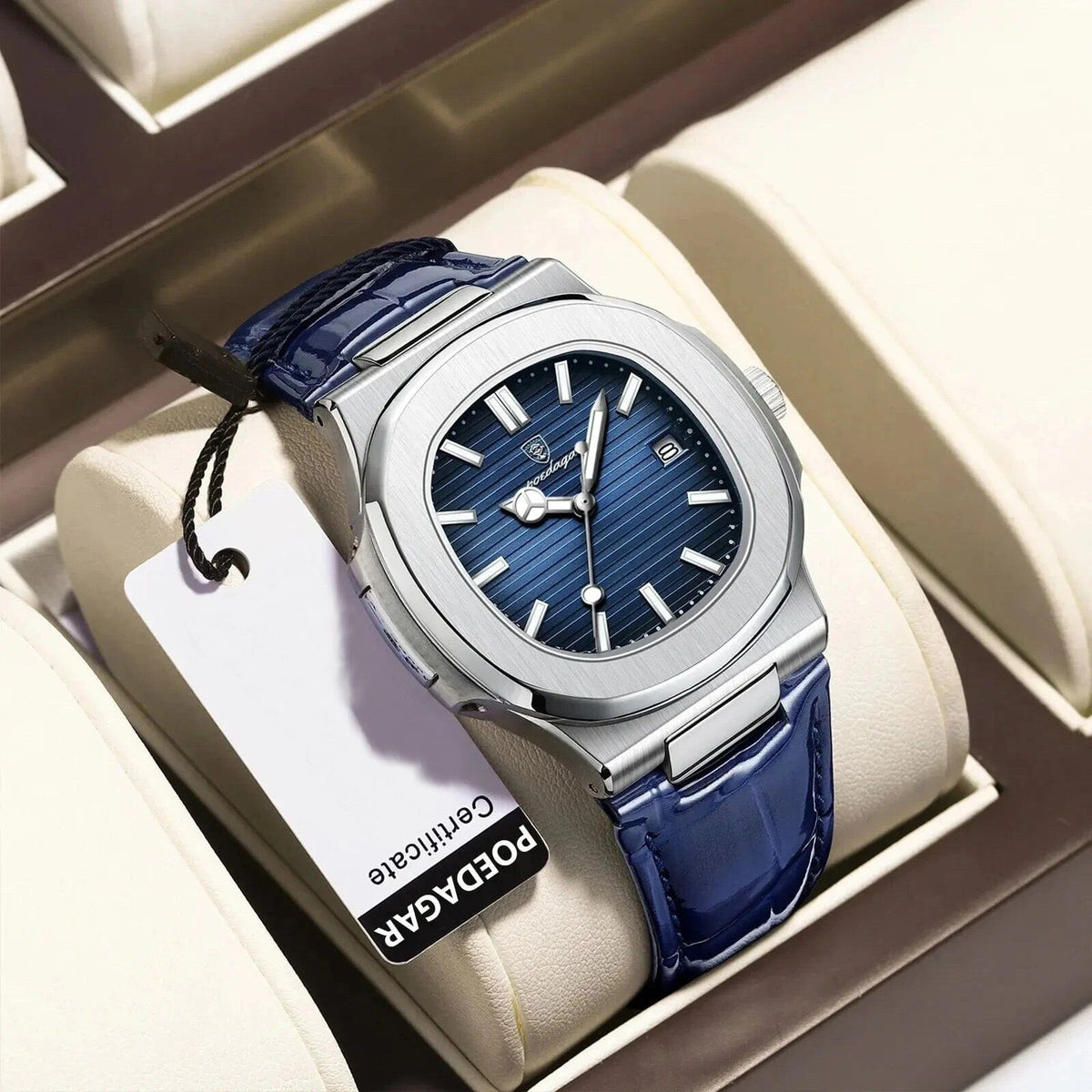 Men’s Classic Leather Strap Watch – Nobre Mavietto Men’s Classic Leather Strap Watch – Nobre Mavietto