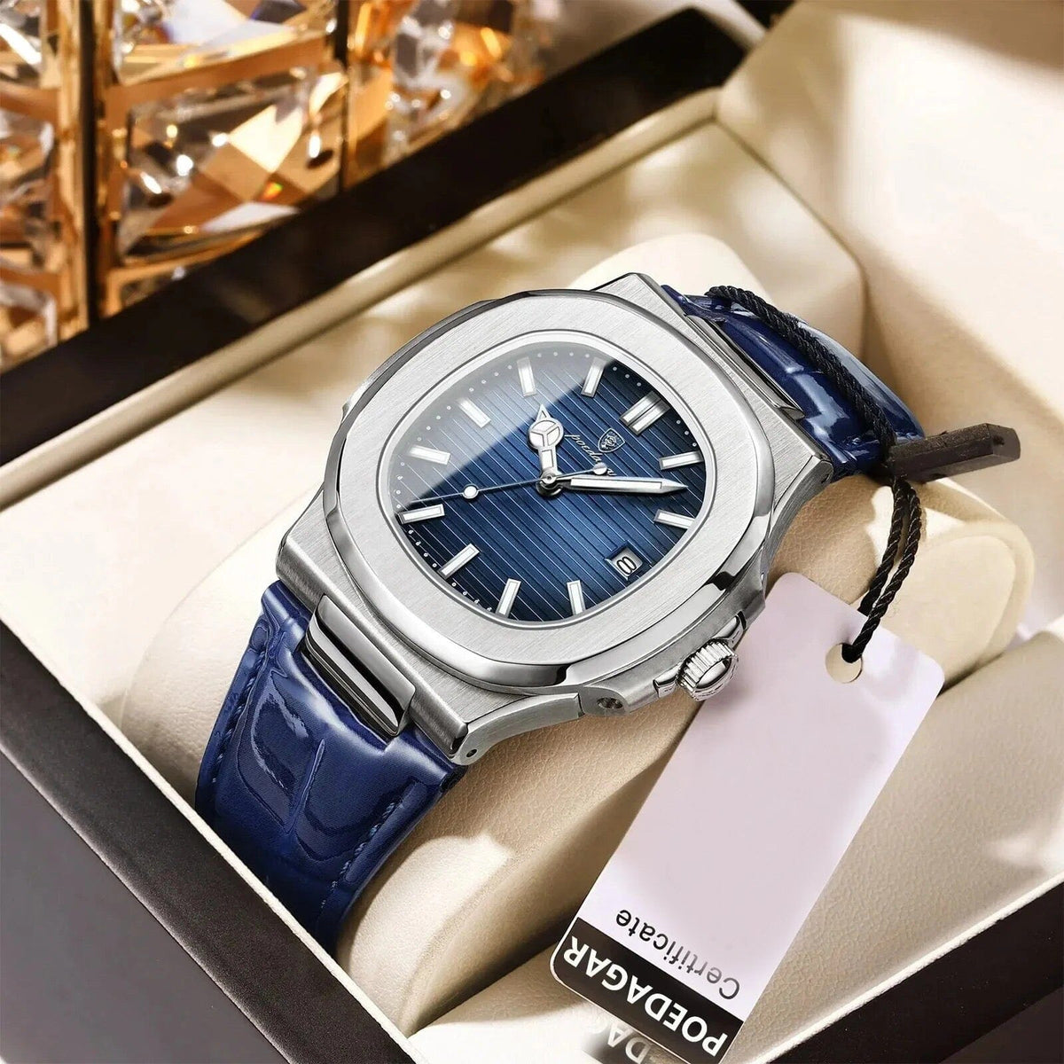 Men’s Classic Leather Strap Watch – Nobre Mavietto Men’s Classic Leather Strap Watch – Nobre Mavietto