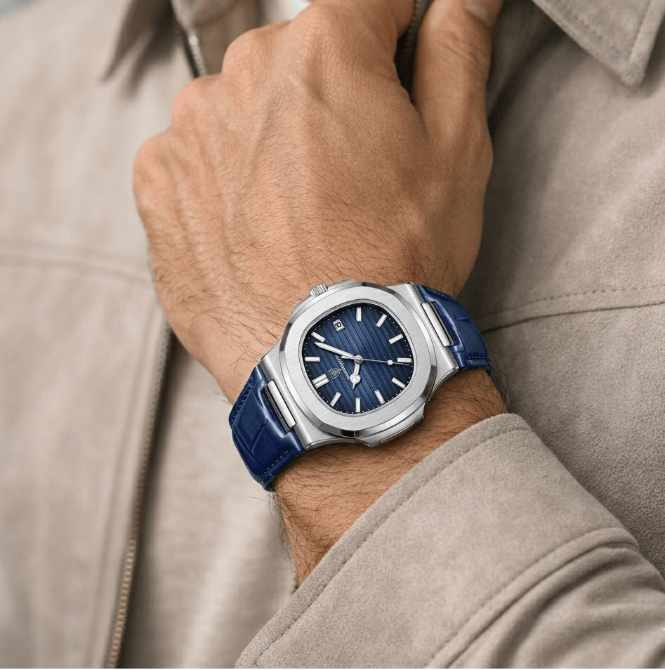Men’s Classic Leather Strap Watch – Nobre Mavietto Men’s Classic Leather Strap Watch – Nobre Mavietto