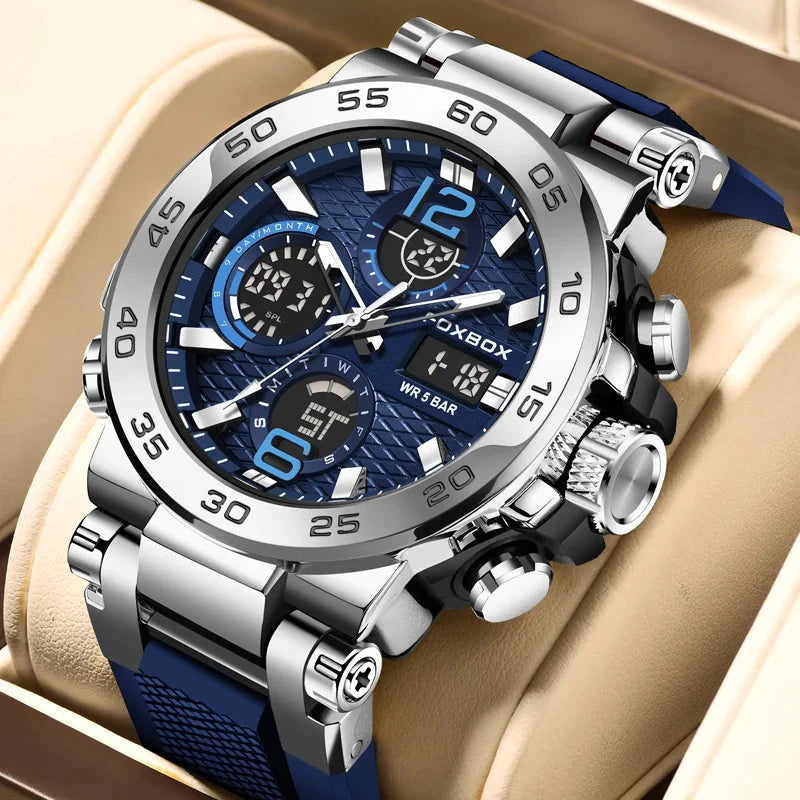 Men's Elegant and Versatile Watch with Multiple Functions - Noctyron Men's Elegant and Versatile Watch with Multiple Functions - Noctyron