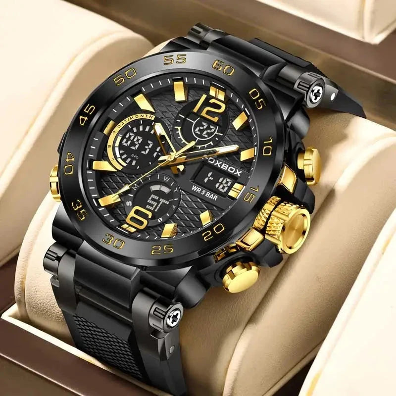 Men's Elegant and Versatile Watch with Multiple Functions - Noctyron Men's Elegant and Versatile Watch with Multiple Functions - Noctyron