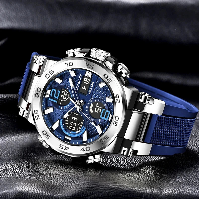Men's Elegant and Versatile Watch with Multiple Functions - Noctyron Men's Elegant and Versatile Watch with Multiple Functions - Noctyron