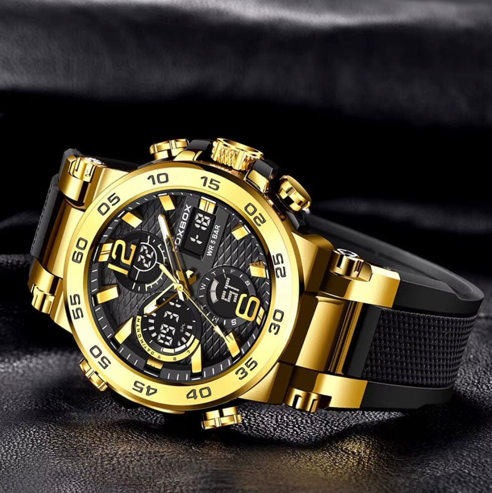 Men's Elegant and Versatile Watch with Multiple Functions - Noctyron Men's Elegant and Versatile Watch with Multiple Functions - Noctyron