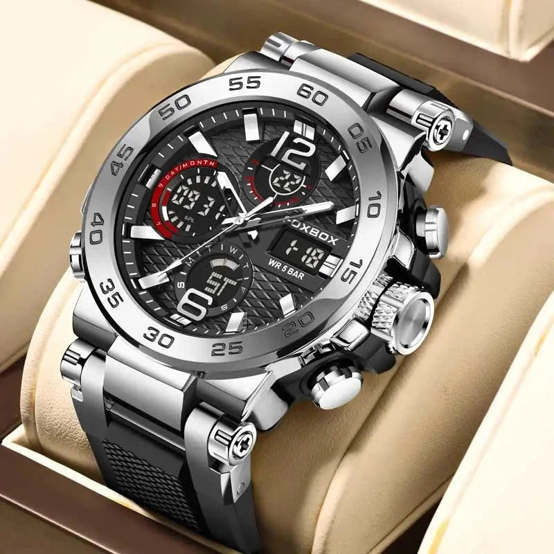Men's Elegant and Versatile Watch with Multiple Functions - Noctyron Men's Elegant and Versatile Watch with Multiple Functions - Noctyron