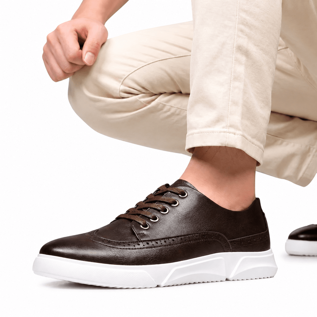 Men’s Leather Casual & Versatile Sneakers – Lampart Men’s Leather Casual & Versatile Sneakers – Lampart