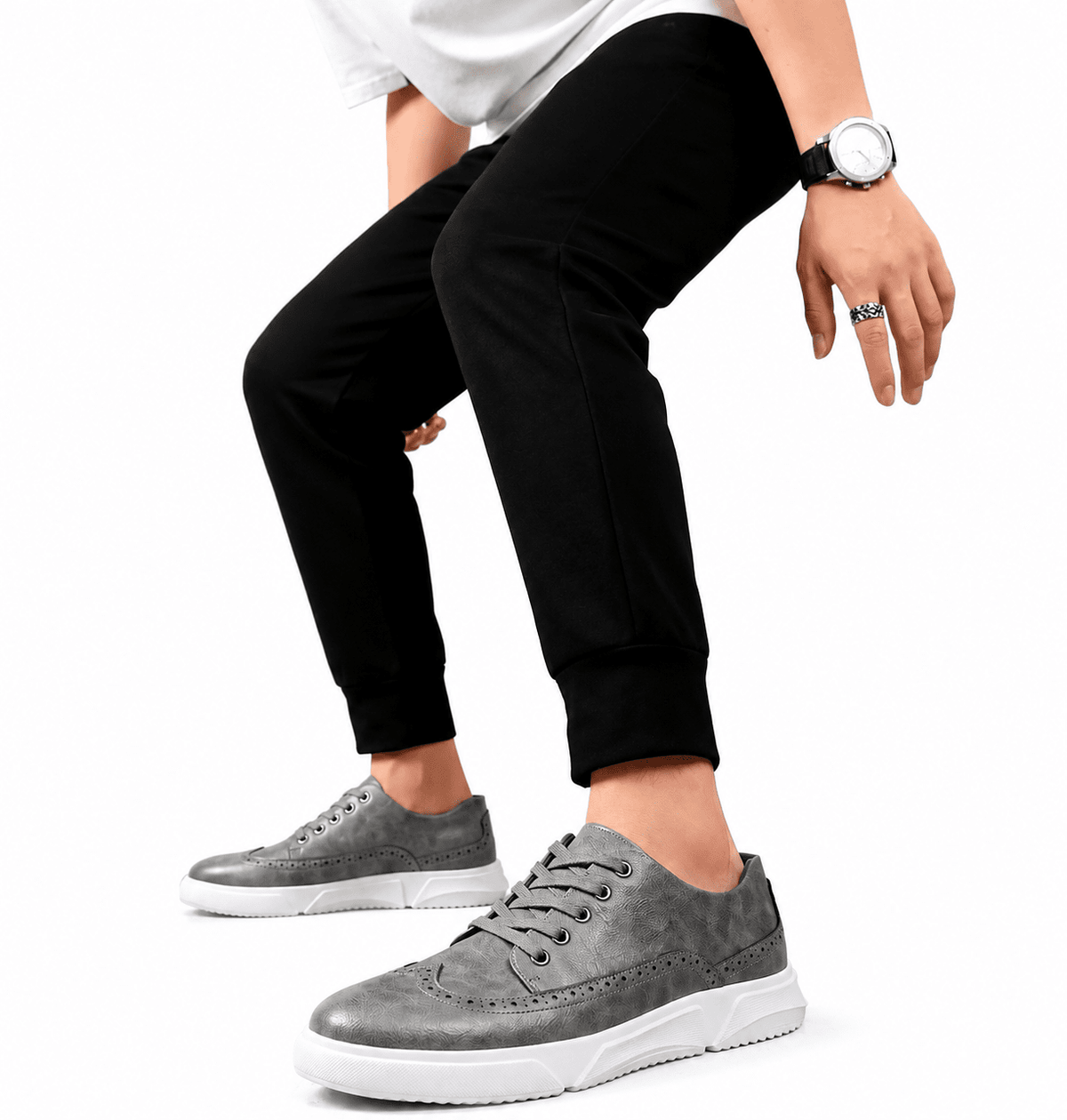 Men’s Leather Casual & Versatile Sneakers – Lampart Men’s Leather Casual & Versatile Sneakers – Lampart