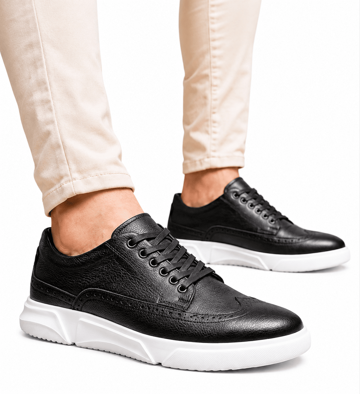 Men’s Leather Casual & Versatile Sneakers – Lampart Men’s Leather Casual & Versatile Sneakers – Lampart