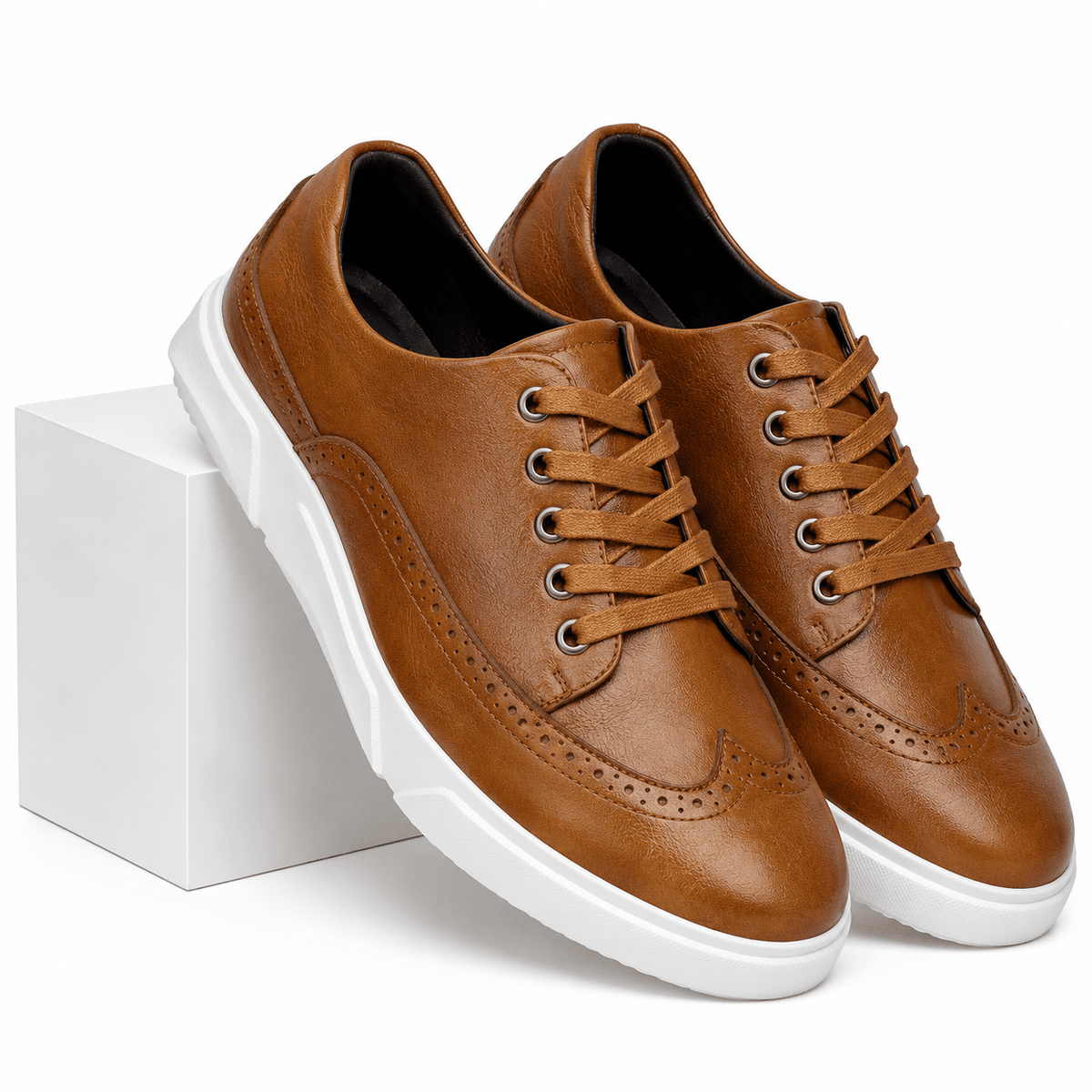 Men’s Leather Casual & Versatile Sneakers – Lampart Men’s Leather Casual & Versatile Sneakers – Lampart US 7 / UK-AU 6 / EU 39