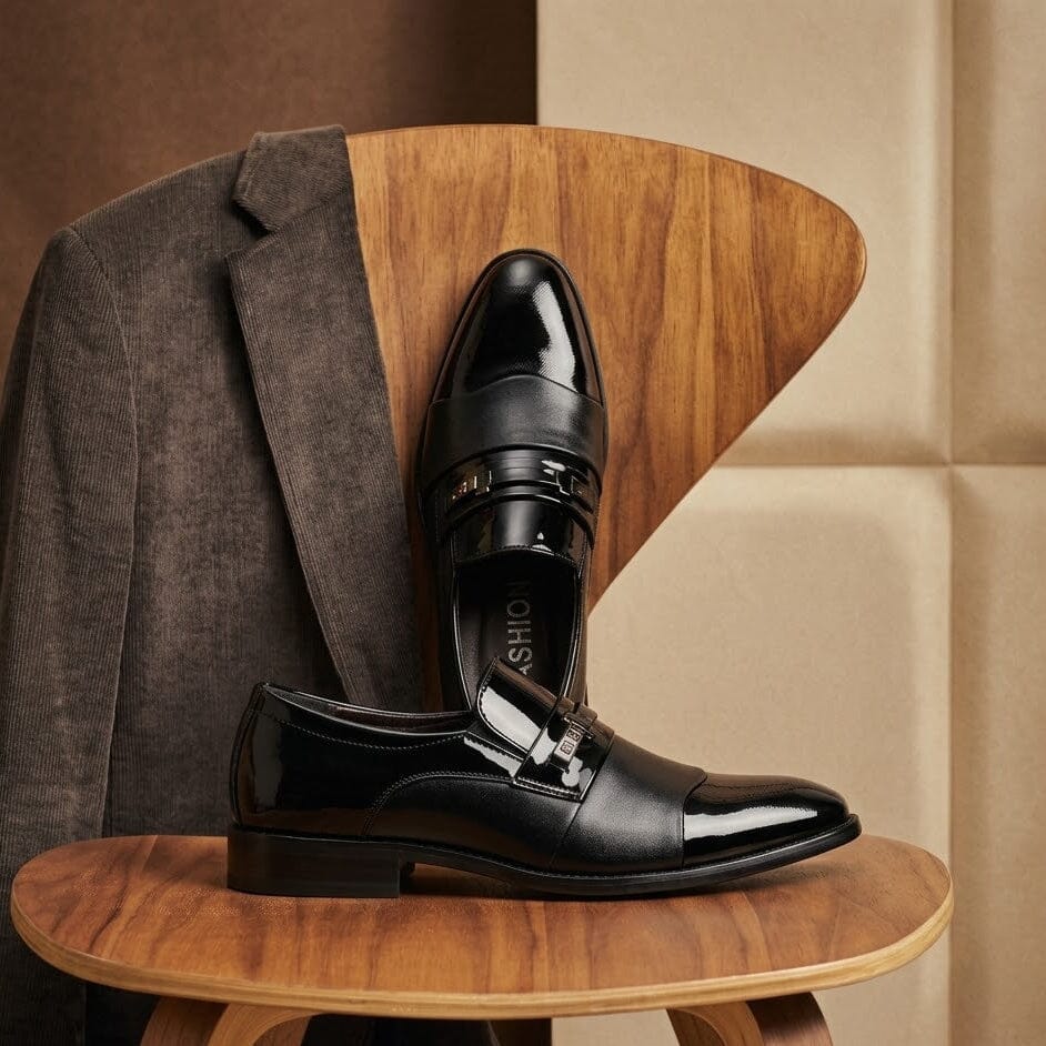 Men's Leather Dress Loafers – Valenzo Men's Leather Dress Loafers – Valenzo