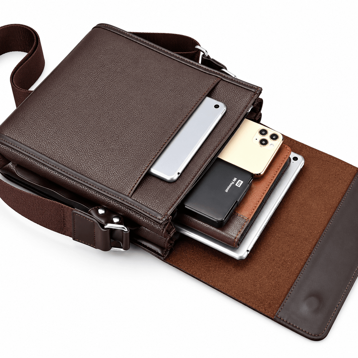 Men's Leather Executive Bag with Elegant Design | Dorvano Men's Leather Executive Bag with Elegant Design | Dorvano