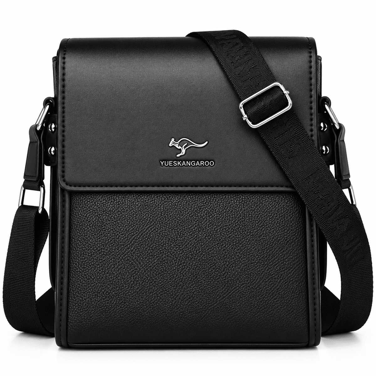 Men's Leather Executive Bag with Elegant Design | Dorvano Men's Leather Executive Bag with Elegant Design | Dorvano Black