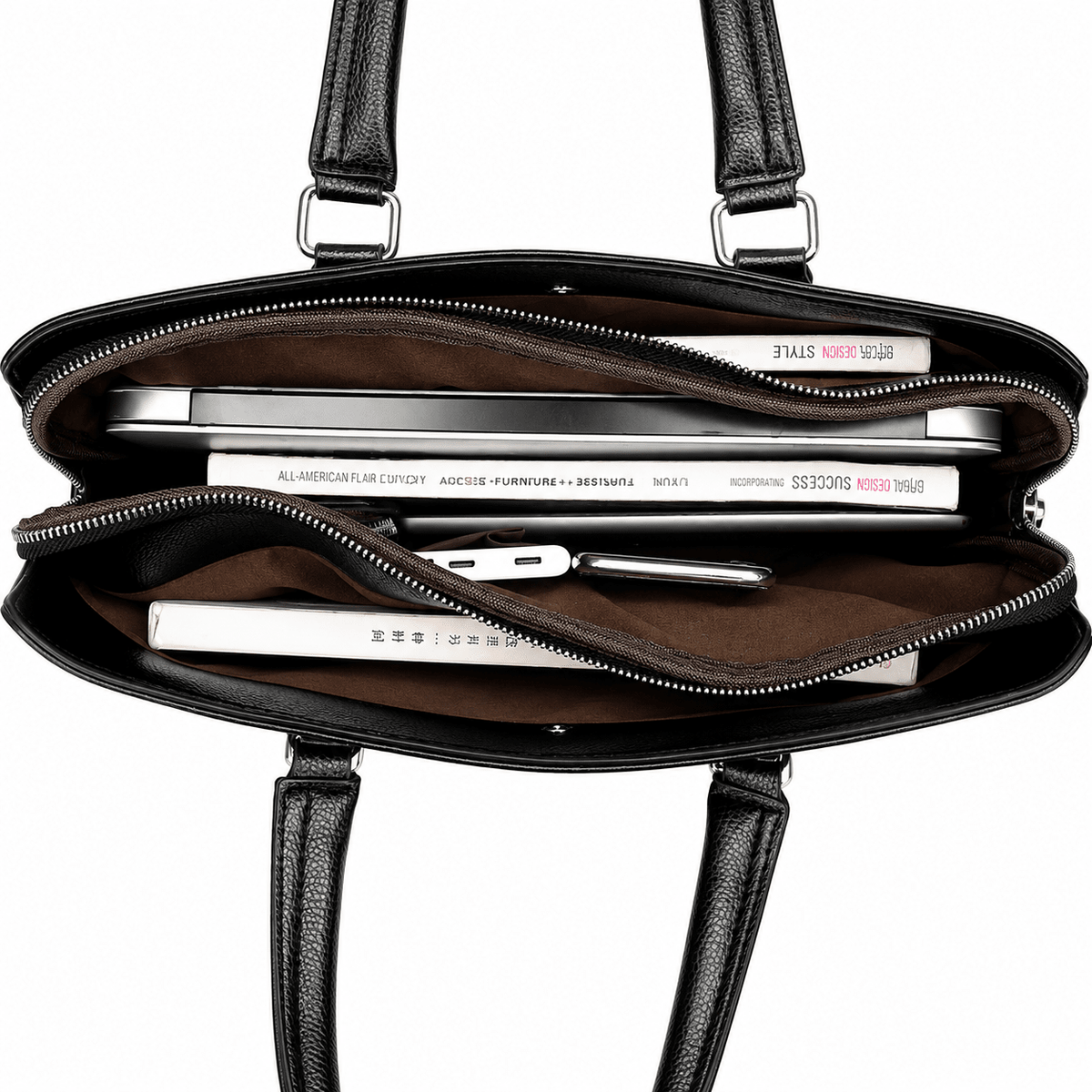 Men's Leather Executive Briefcase – Elegant Design & Large Capacity | MALDORIE Men's Leather Executive Briefcase – Elegant Design & Large Capacity | MALDORIE