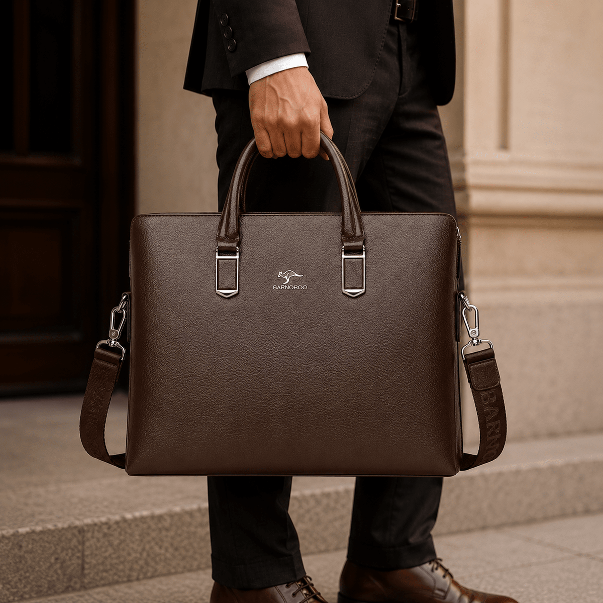 Men's Leather Executive Briefcase – Elegant Design & Large Capacity | MALDORIE Men's Leather Executive Briefcase – Elegant Design & Large Capacity | MALDORIE