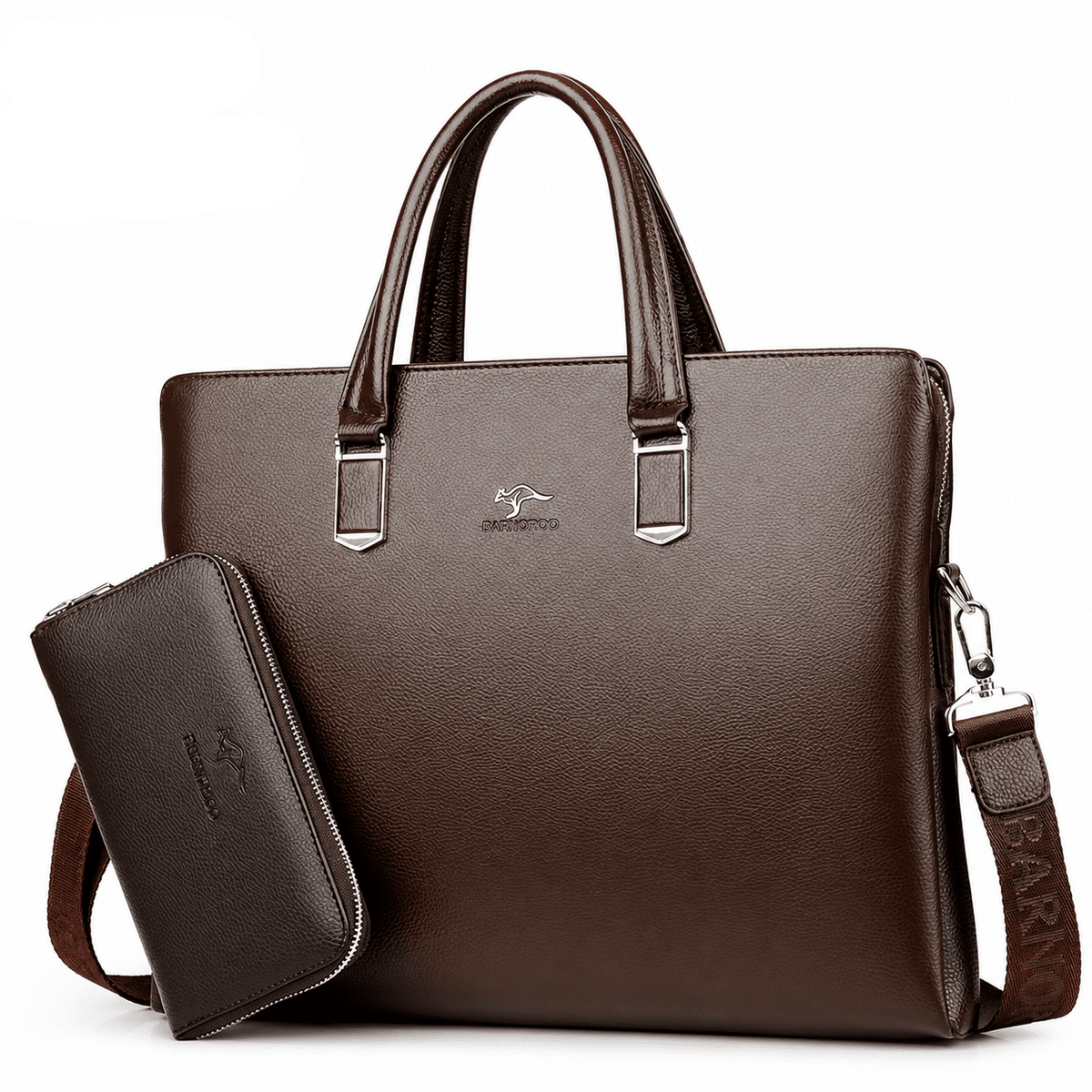 Men's Leather Executive Briefcase – Elegant Design & Large Capacity | MALDORIE Men's Leather Executive Briefcase – Elegant Design & Large Capacity | MALDORIE Brown