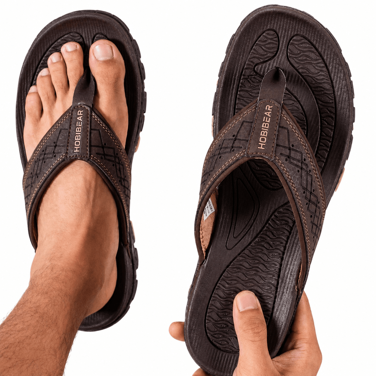 Men’s Leather Flip-Flops – Versatile, Comfortable & Breathable | Zethor Coast Men’s Leather Flip-Flops – Versatile, Comfortable & Breathable | Zethor Coast
