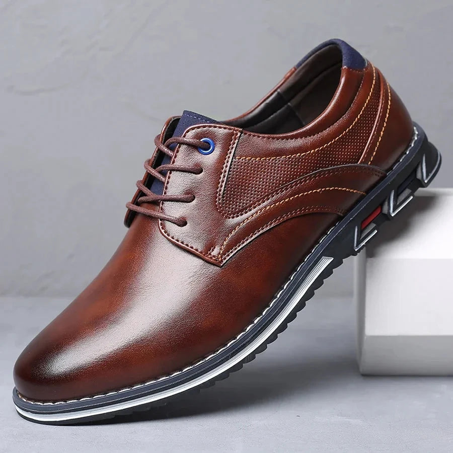 Men’s Leather Oxford Dress Shoes - Wynthor Men’s Leather Oxford Dress Shoes - Wynthor