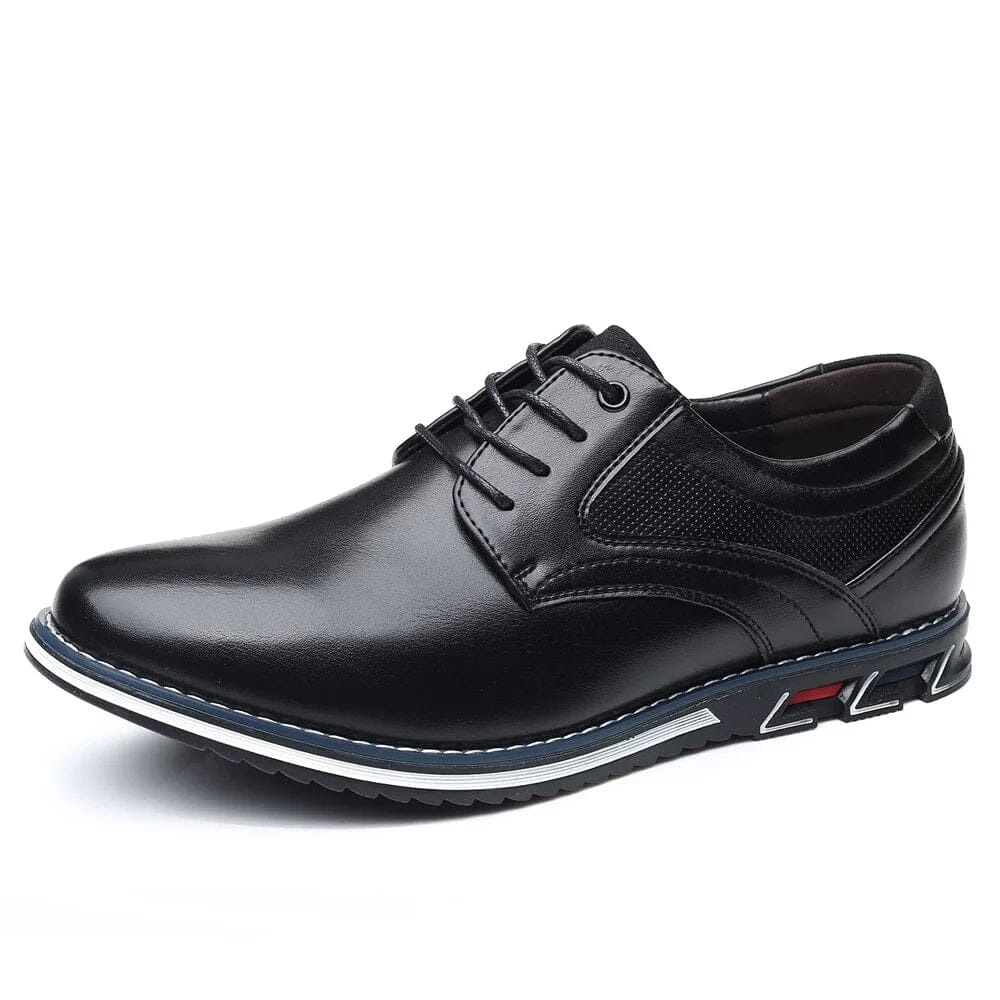 Men’s Leather Oxford Dress Shoes - Wynthor Men’s Leather Oxford Dress Shoes - Wynthor Black