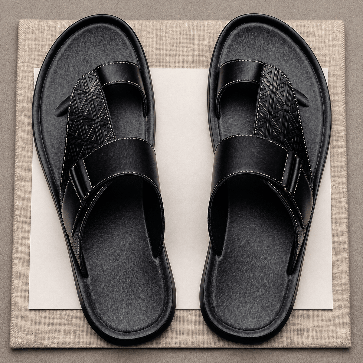 Men's Leather Sandals, Comfortable, Breathable & Modern – Khazen Men's Leather Sandals, Comfortable, Breathable & Modern – Khazen
