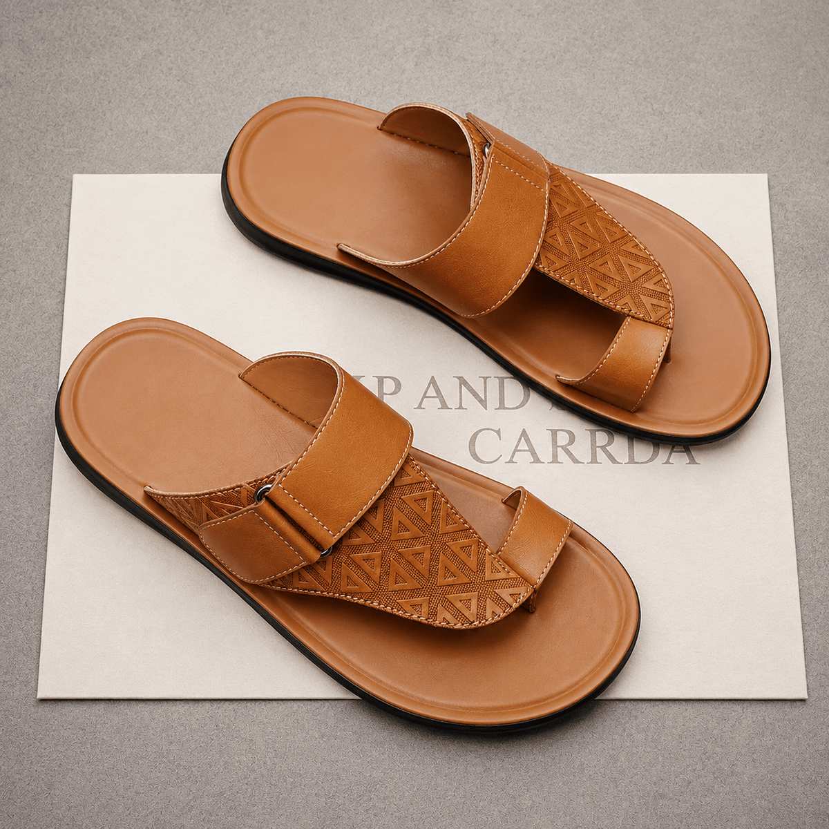 Men's Leather Sandals, Comfortable, Breathable & Modern – Khazen Men's Leather Sandals, Comfortable, Breathable & Modern – Khazen
