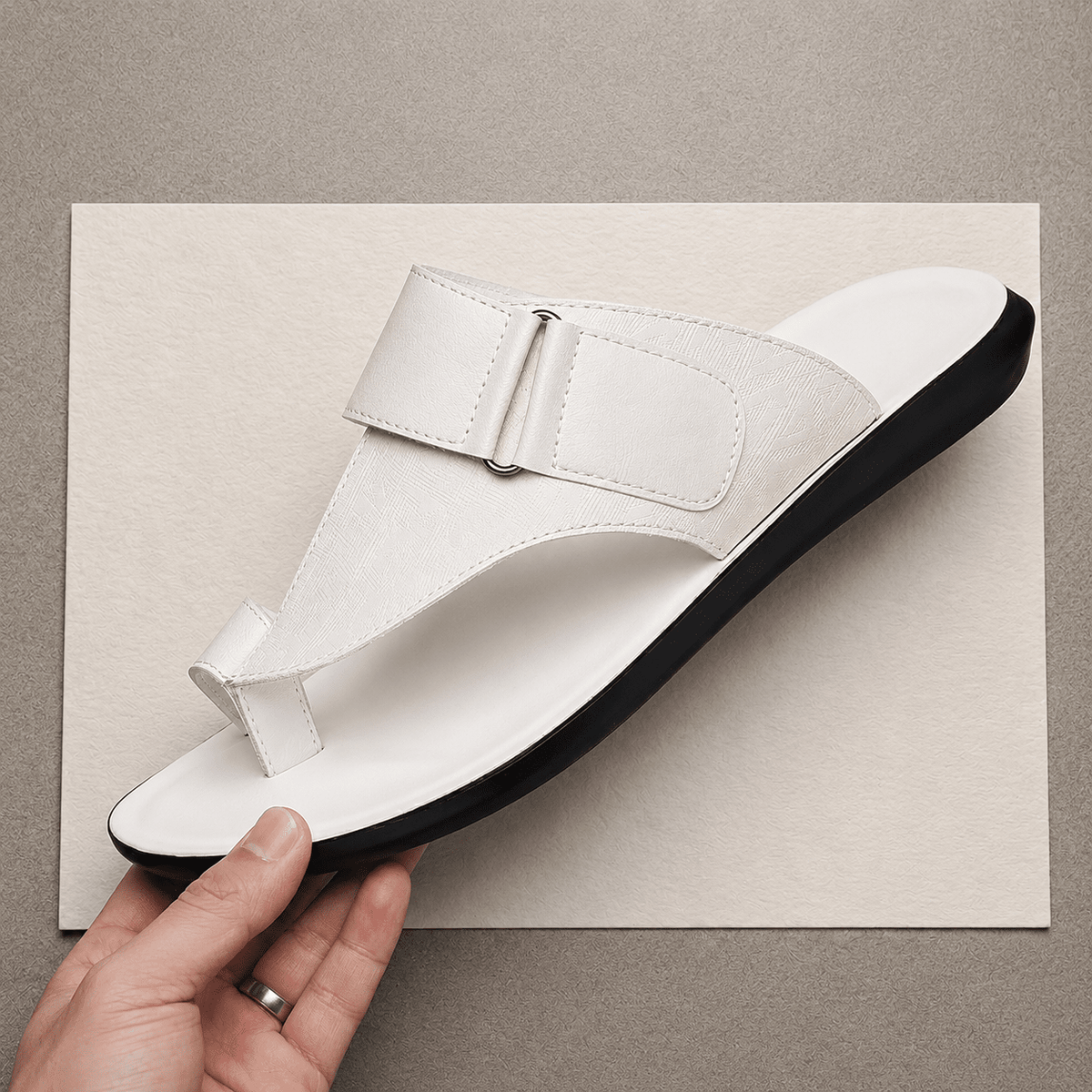 Men's Leather Sandals, Comfortable, Breathable & Modern – Khazen Men's Leather Sandals, Comfortable, Breathable & Modern – Khazen