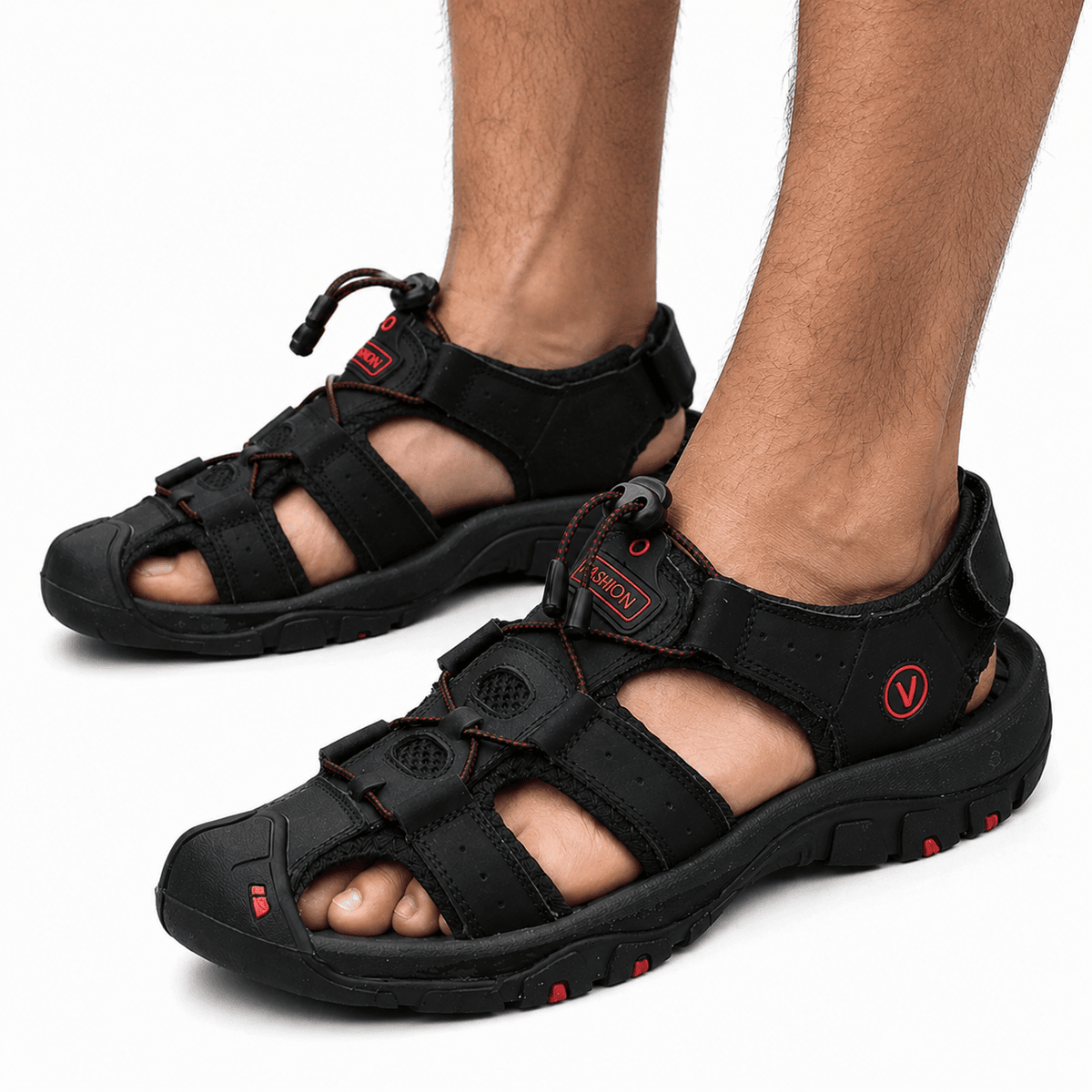 Men’s Leather Sandals, Comfortable, Non-Slip & Breathable – Severion Men’s Leather Sandals, Comfortable, Non-Slip & Breathable – Severion