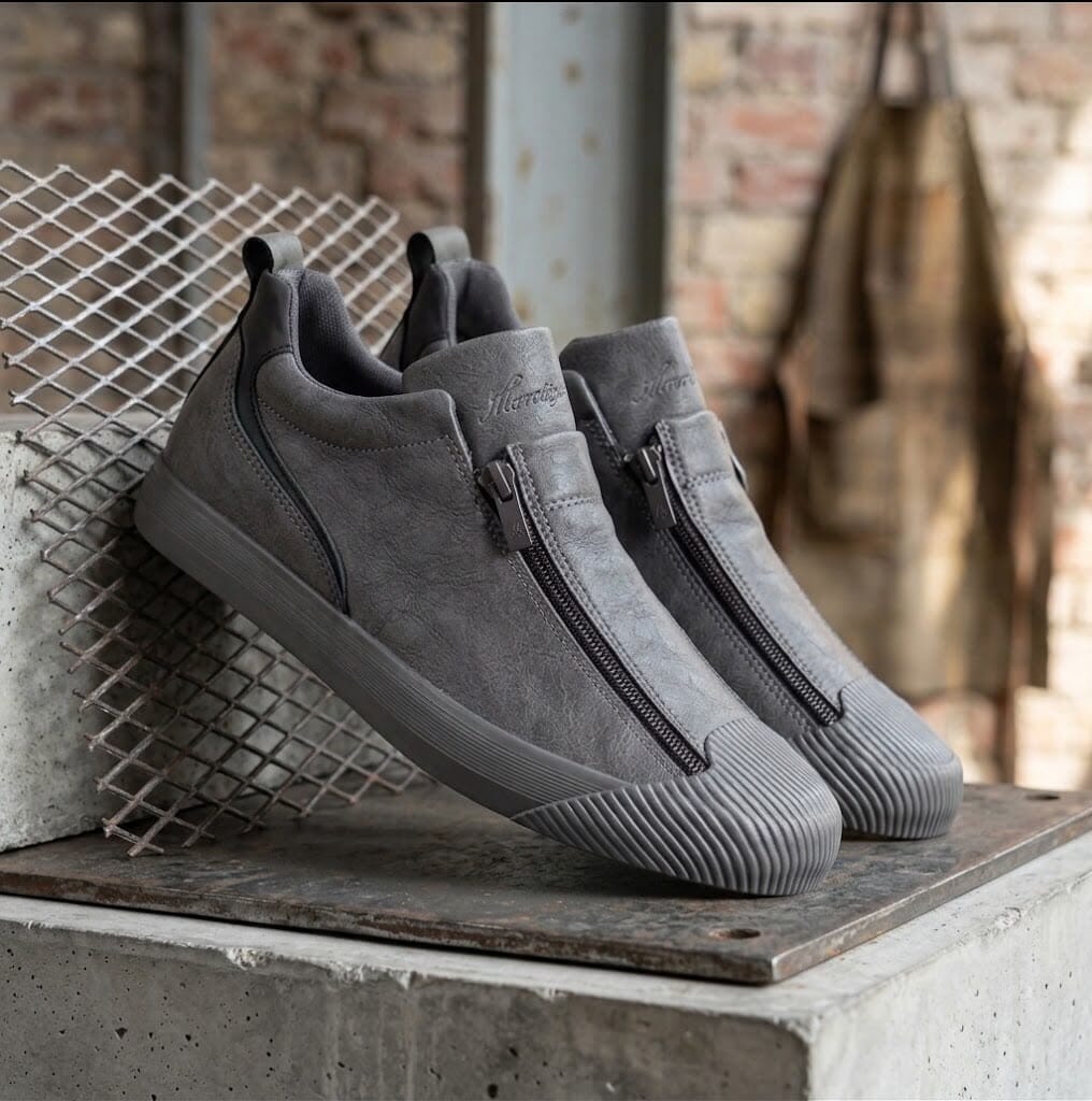 Men's Leather Sneakers with Modern and Versatile Design - Cormanio Men's Leather Sneakers with Modern and Versatile Design - Cormanio