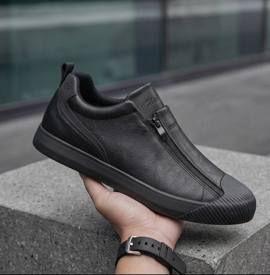 Men's Leather Sneakers with Modern and Versatile Design - Cormanio Men's Leather Sneakers with Modern and Versatile Design - Cormanio