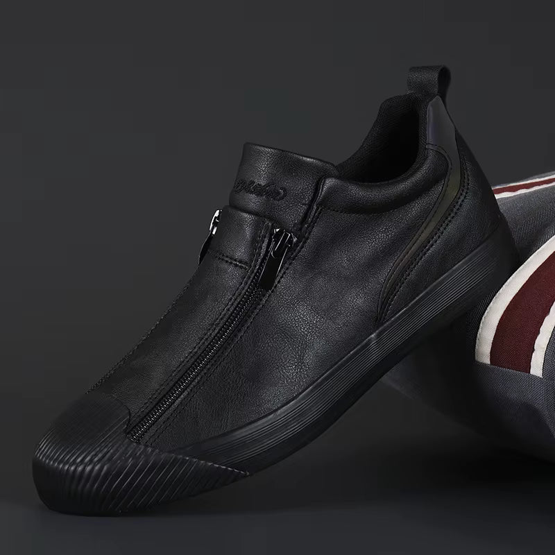 Men's Leather Sneakers with Modern and Versatile Design - Cormanio Men's Leather Sneakers with Modern and Versatile Design - Cormanio