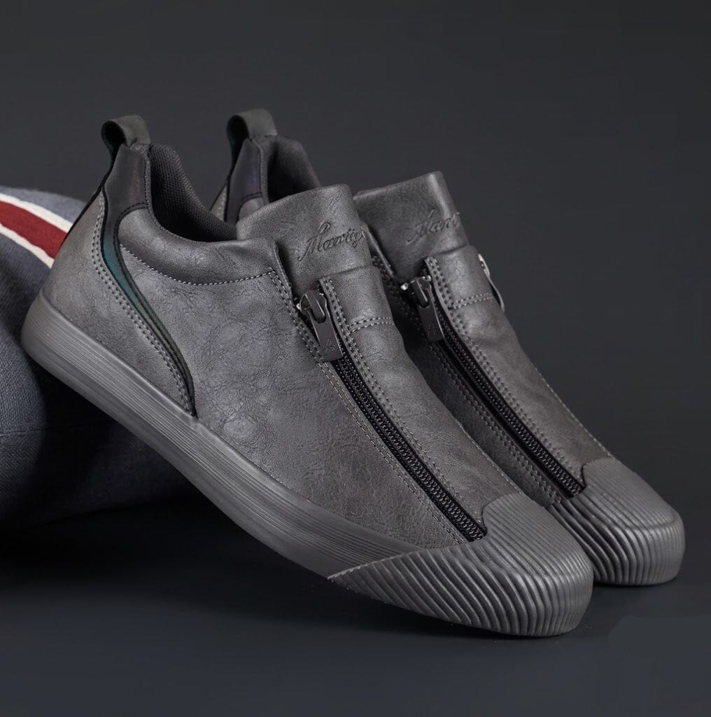 Men's Leather Sneakers with Modern and Versatile Design - Cormanio Men's Leather Sneakers with Modern and Versatile Design - Cormanio