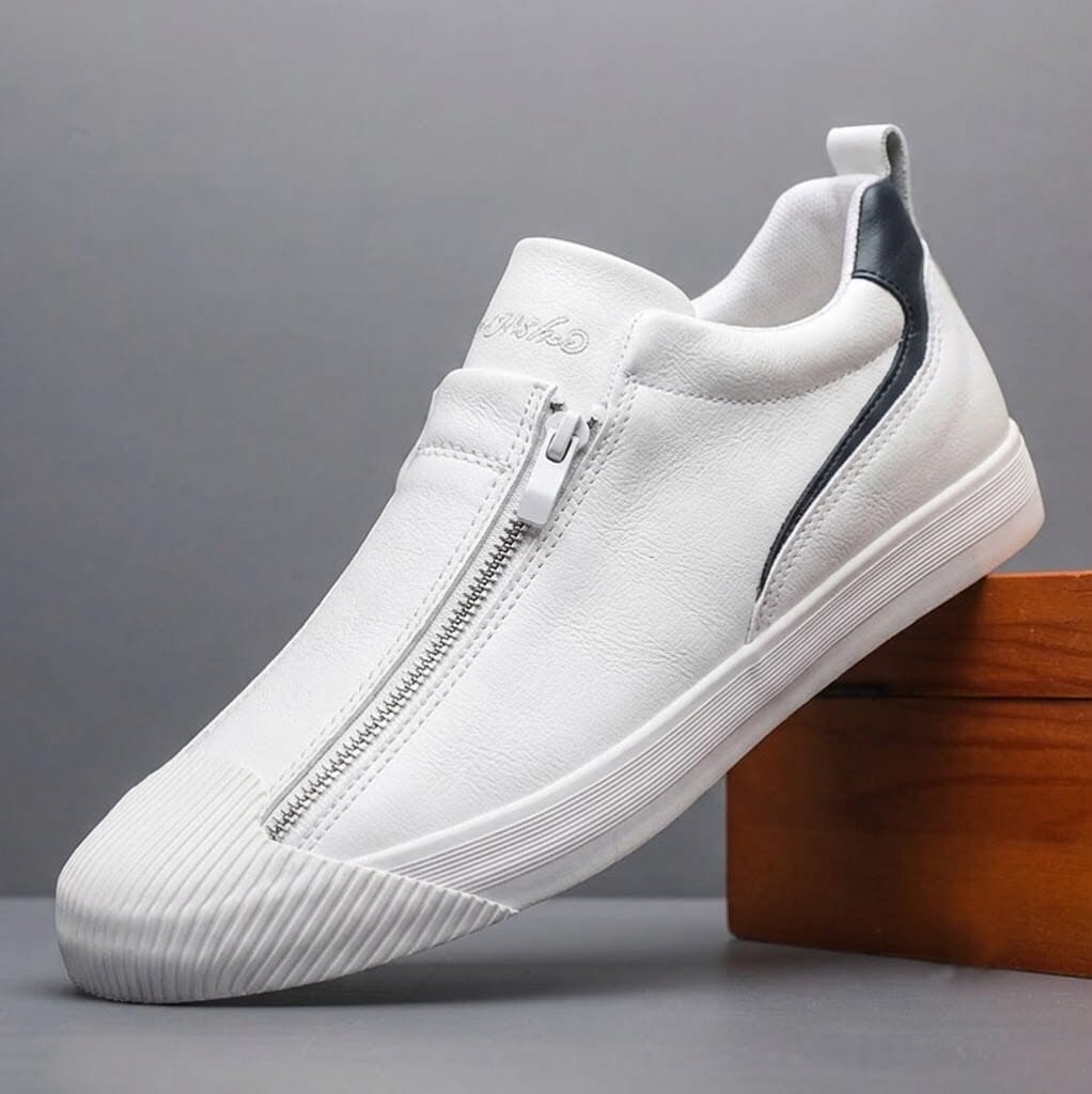 Men's Leather Sneakers with Modern and Versatile Design - Cormanio Men's Leather Sneakers with Modern and Versatile Design - Cormanio