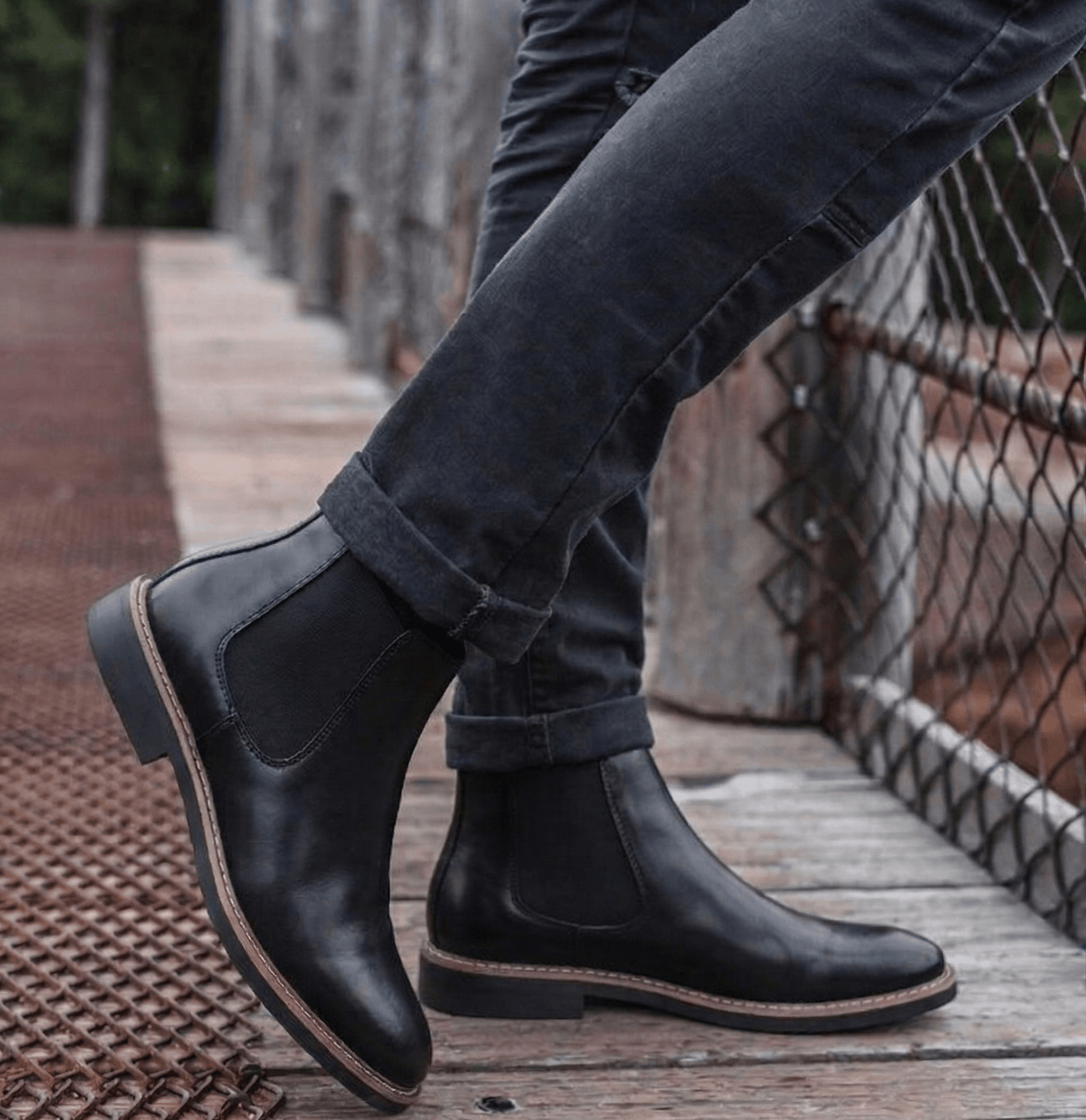 Men’s Mid-Height Leather Boots – Oakstone Men’s Mid-Height Leather Boots – Oakstone