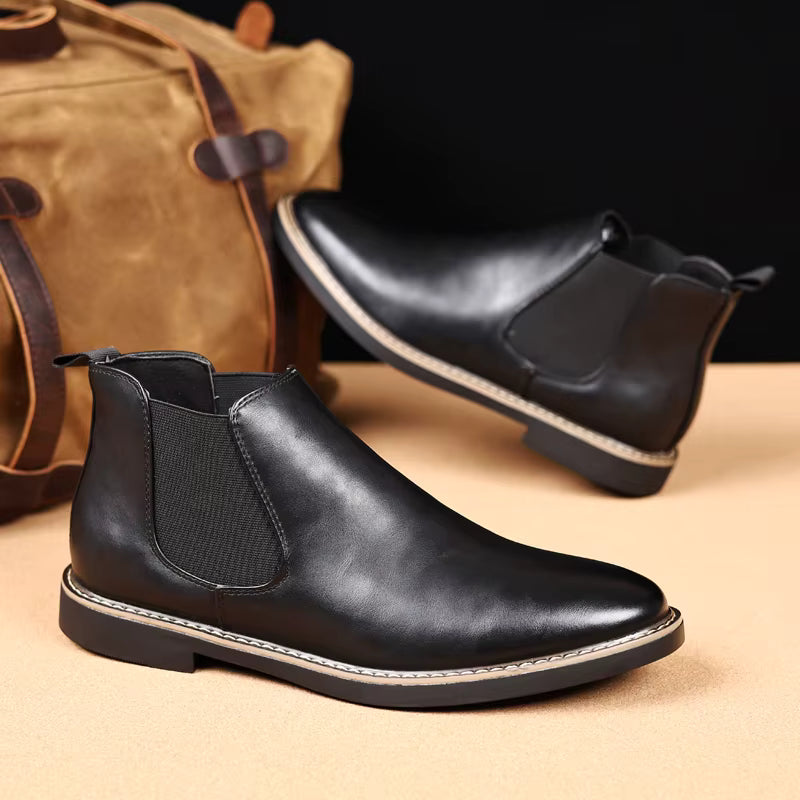 Men’s Mid-Height Leather Boots – Oakstone Men’s Mid-Height Leather Boots – Oakstone