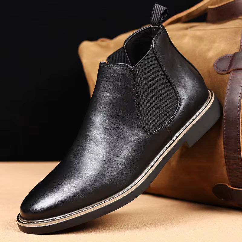 Men’s Mid-Height Leather Boots – Oakstone Men’s Mid-Height Leather Boots – Oakstone