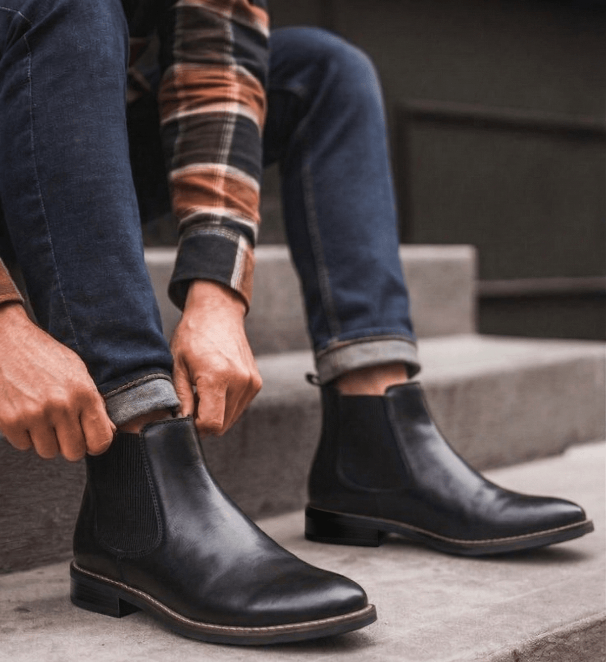 Men’s Mid-Height Leather Boots – Oakstone Men’s Mid-Height Leather Boots – Oakstone