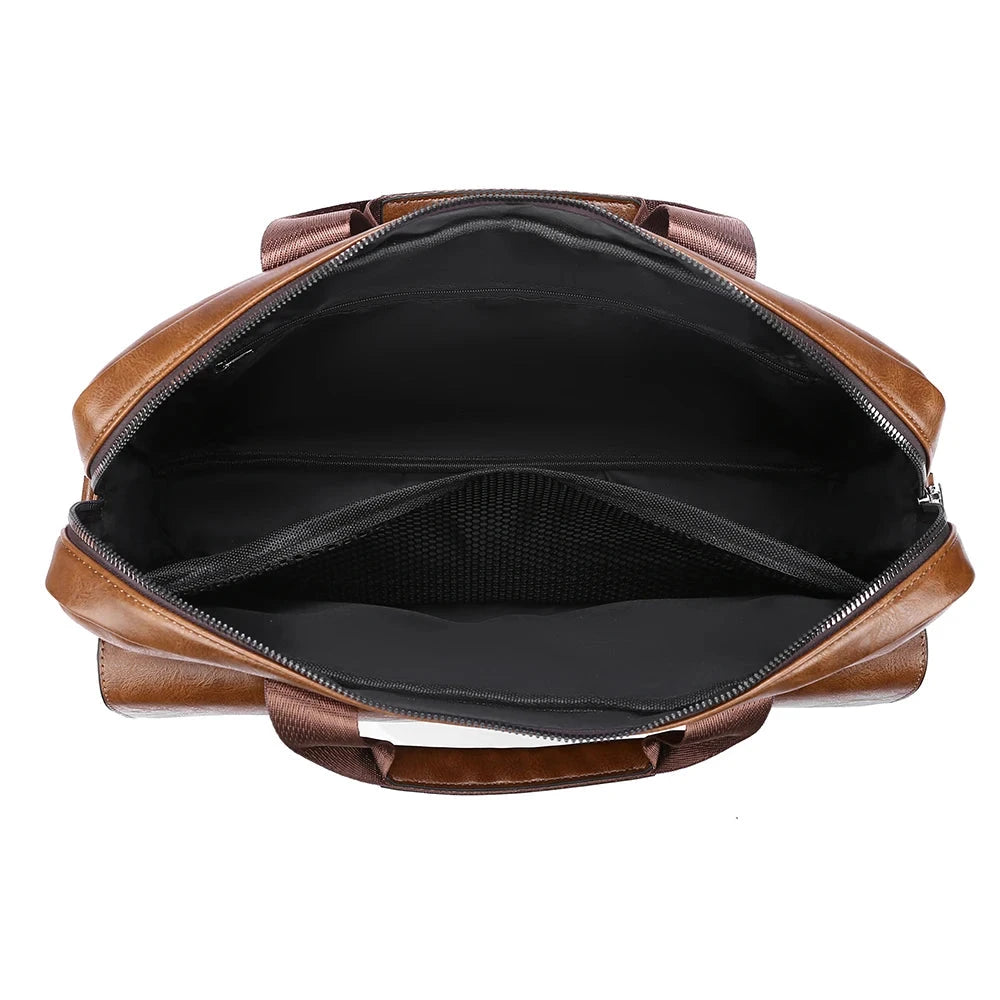 Men's Professional Leather Briefcase Laptop Bag - Raffaelo Men's Professional Leather Briefcase Laptop Bag - Raffaelo