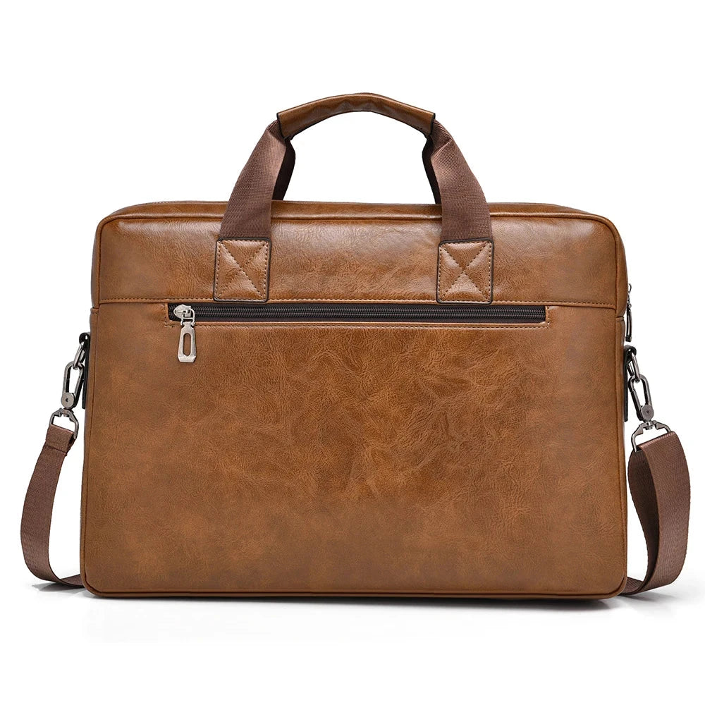 Men's Professional Leather Briefcase Laptop Bag - Raffaelo Men's Professional Leather Briefcase Laptop Bag - Raffaelo