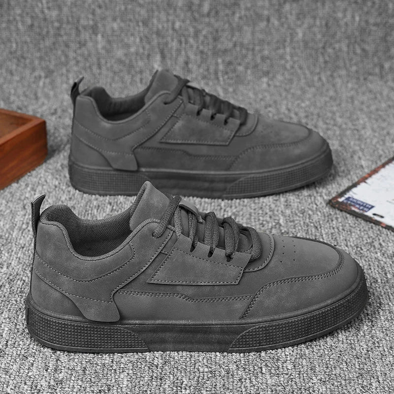 Men's Suede Casual Sneakers - Stylish Low-Top Lace-Up Shoes for Daily Wear & Street Fashion Mavietto Store