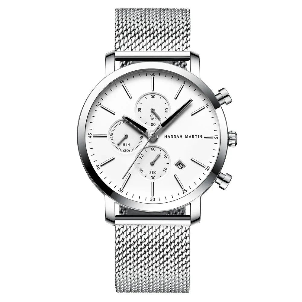 Men’s Versatile and Multifunctional Executive Watch – Monterius Men’s Versatile and Multifunctional Executive Watch – Monterius Silver Elegance