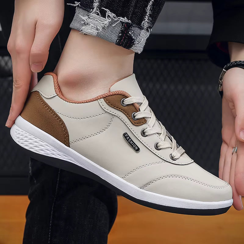 Men’s Waterproof Leather Sneakers – Vastilen Men’s Waterproof Leather Sneakers – Vastilen