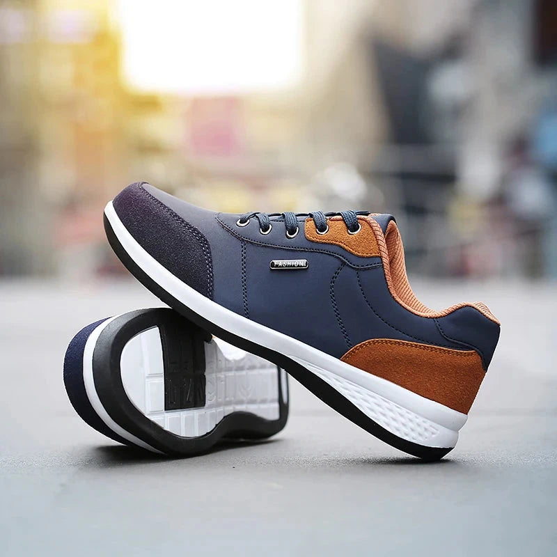 Men’s Waterproof Leather Sneakers – Vastilen Men’s Waterproof Leather Sneakers – Vastilen