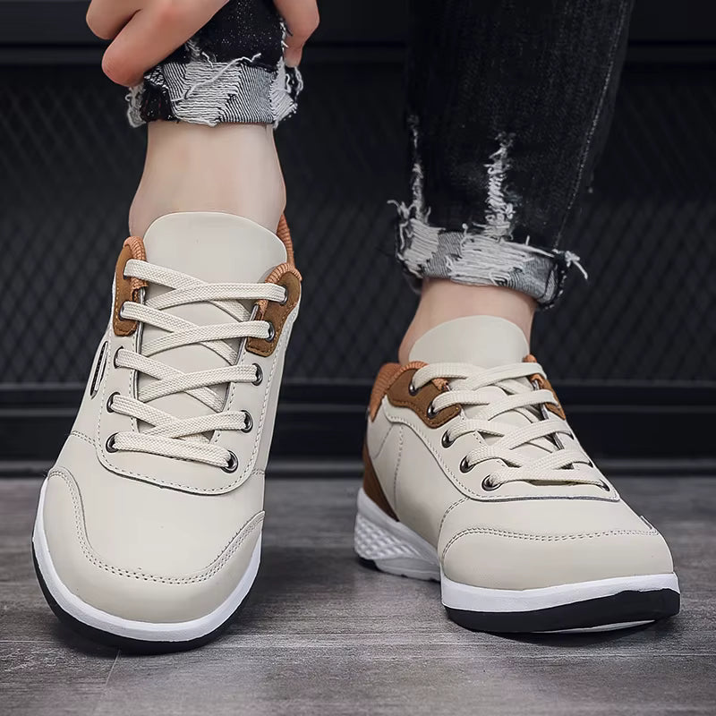 Men’s Waterproof Leather Sneakers – Vastilen Men’s Waterproof Leather Sneakers – Vastilen