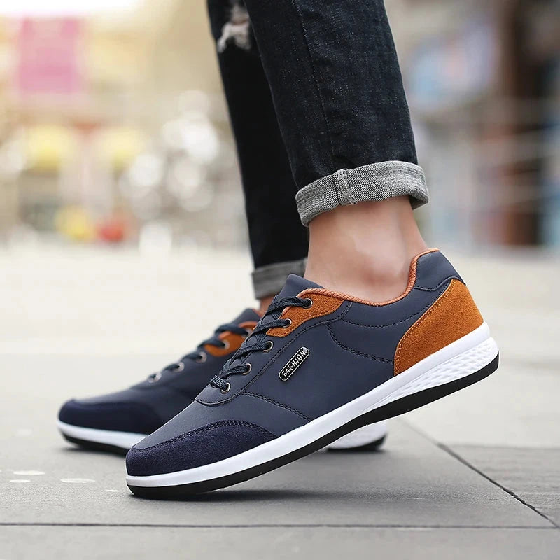 Men’s Waterproof Leather Sneakers – Vastilen Men’s Waterproof Leather Sneakers – Vastilen