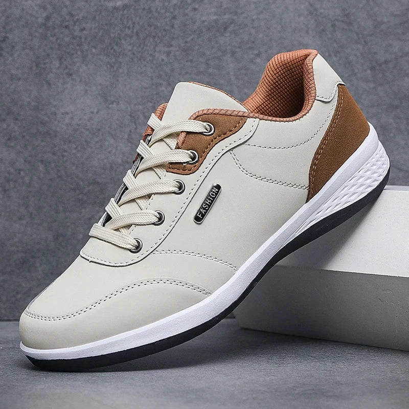 Men’s Waterproof Leather Sneakers – Vastilen Men’s Waterproof Leather Sneakers – Vastilen