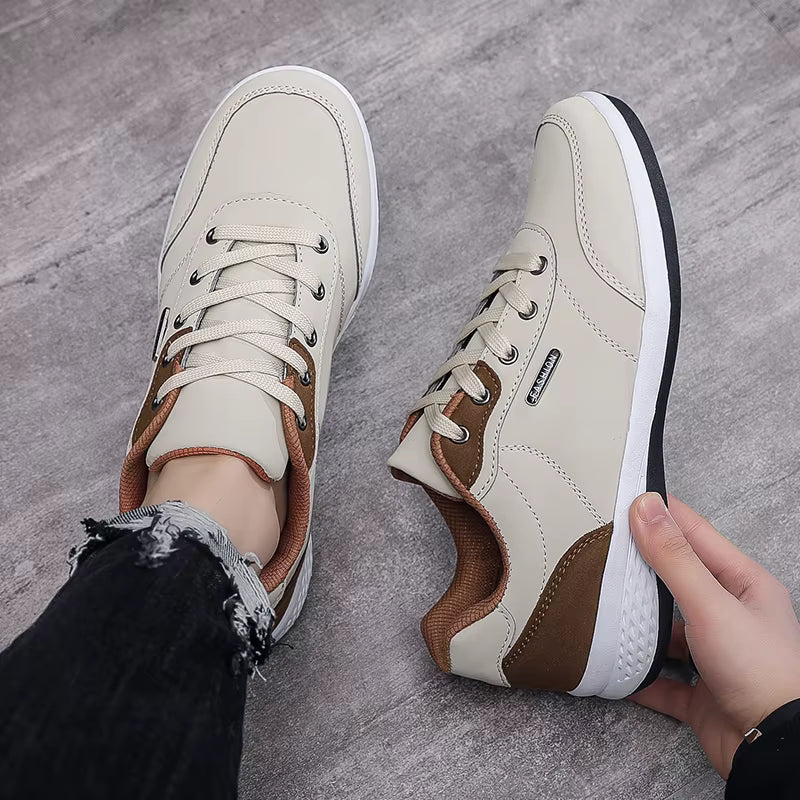 Men’s Waterproof Leather Sneakers – Vastilen Men’s Waterproof Leather Sneakers – Vastilen