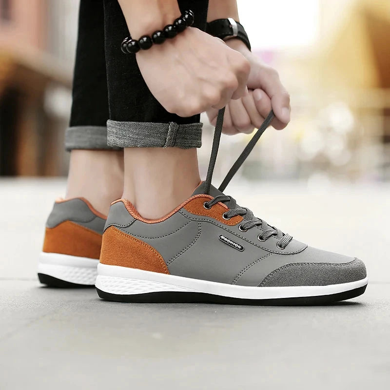 Men’s Waterproof Leather Sneakers – Vastilen Men’s Waterproof Leather Sneakers – Vastilen