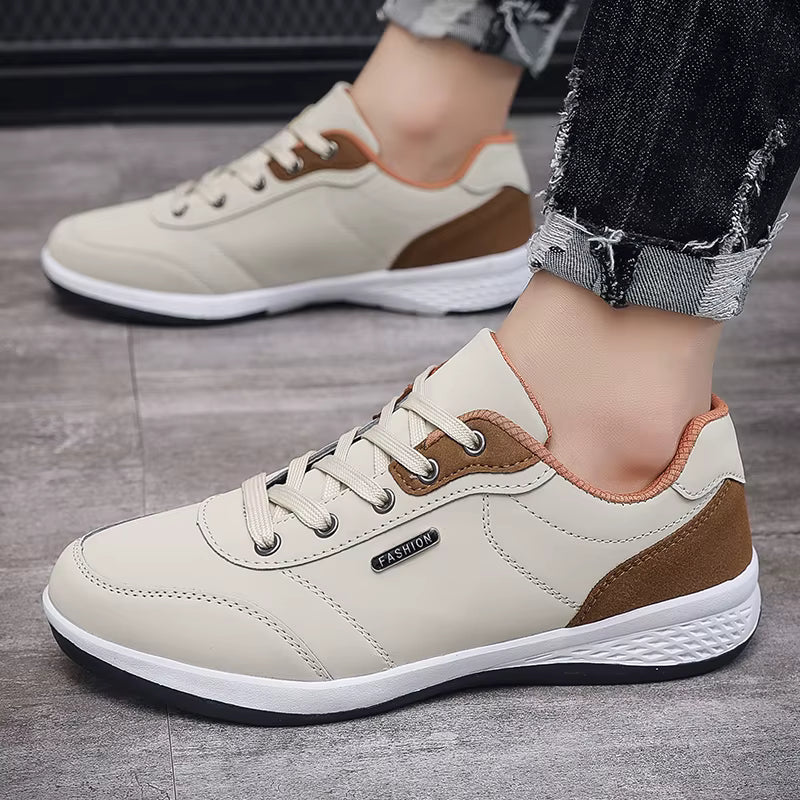 Men’s Waterproof Leather Sneakers – Vastilen Men’s Waterproof Leather Sneakers – Vastilen