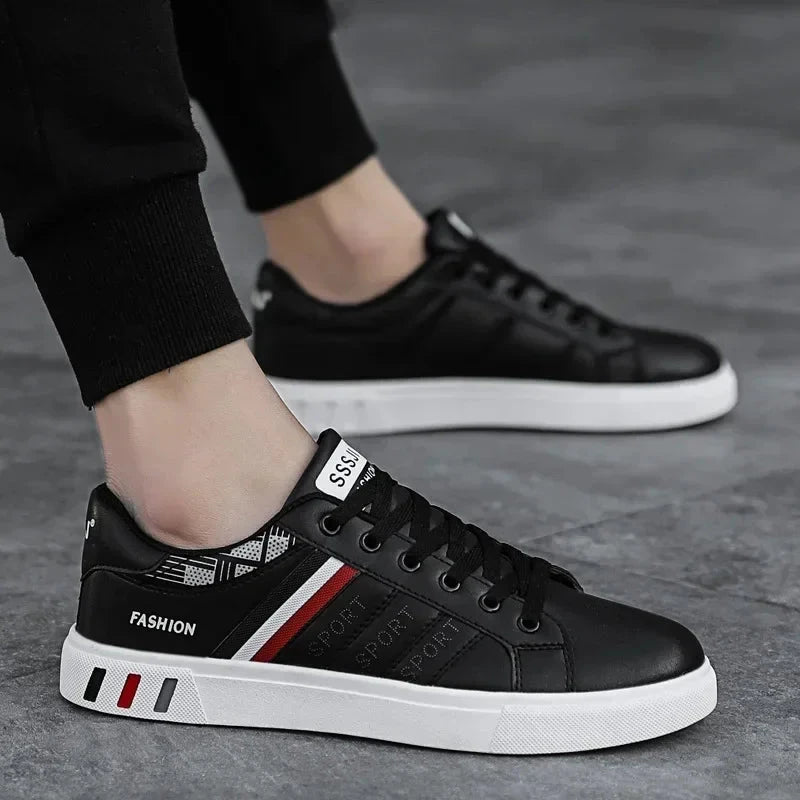 Non-Slip Casual Men's Sneakers - NoirPulse Non-Slip Casual Men's Sneakers - NoirPulse