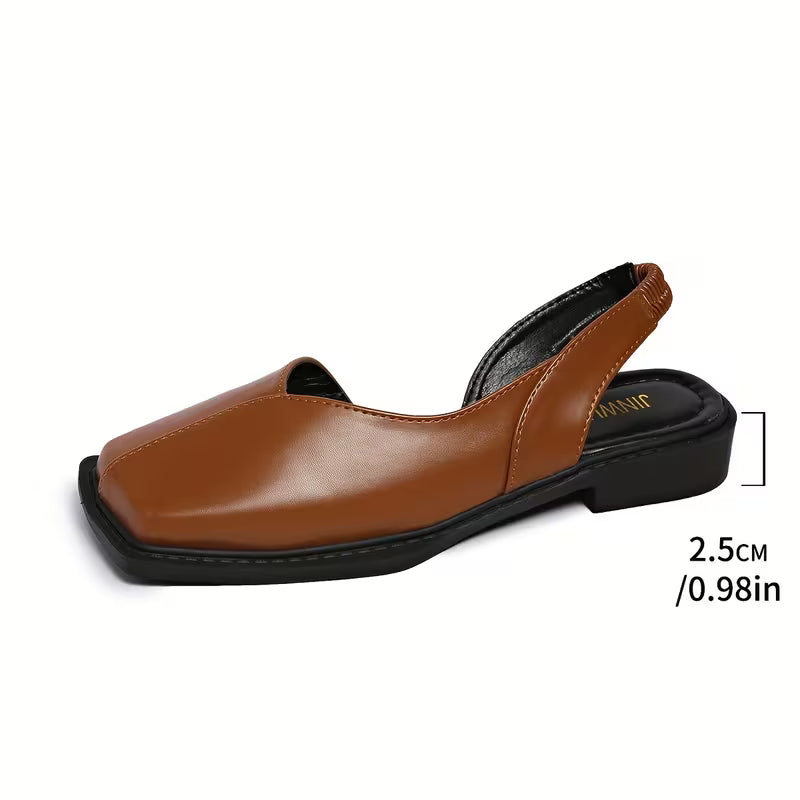 Padded Women's Leather Square-Toe Sandals - Grace Padded Women's Leather Square-Toe Sandals - Grace Mavietto Store