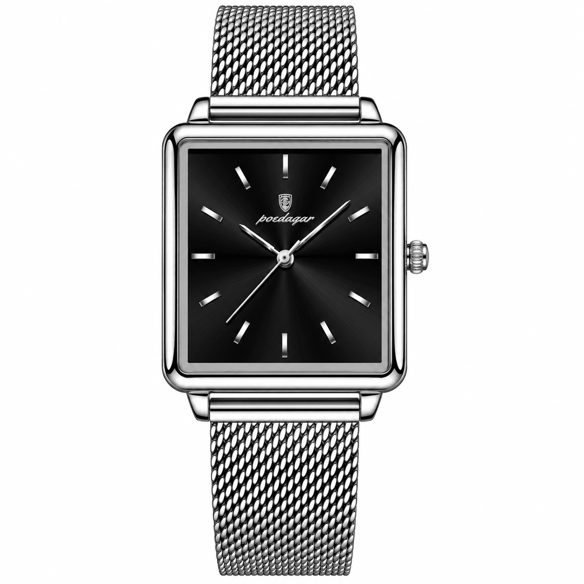 POEDAGAR Top Exquisite Ladies Clock Waterproof Stainless Steel Woman Wristwatch Square Quartz Elegant Women's Watches Reloj Gift